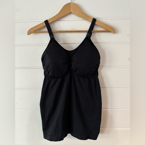 Kindred Bravely Simply Sublime Maternity & Nursing Tank in Black Sz XL BUSTY - Picture 7 of 14